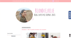 Desktop Screenshot of blondiejulie.com